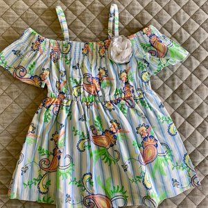 Janie and Jack Off the Shoulder Dress